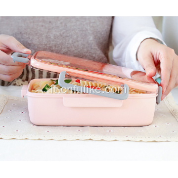 Lunch box in fibra di bambù per adulti